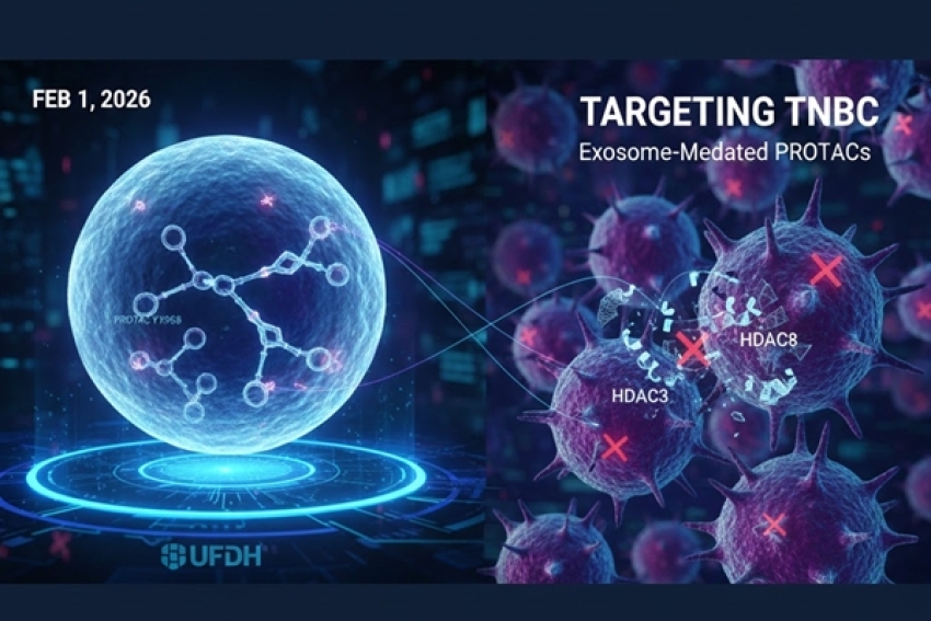 【外泌體研究新進展】突破三陰性乳癌治療瓶頸：外泌體搭載 PROTACs 藥物展現強大抗癌潛力