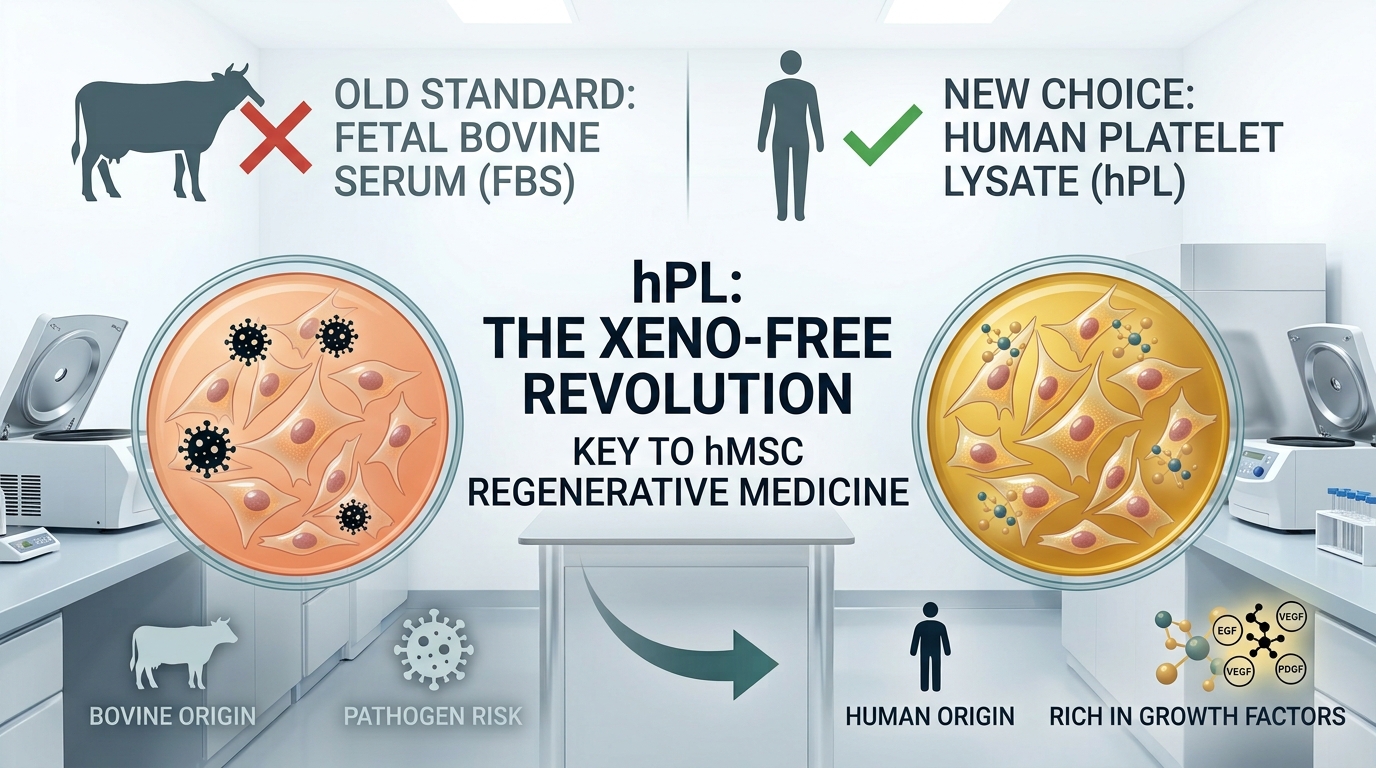 人類血小板(human Platelet Lysate, hPL)用於幹細胞治療之應用
